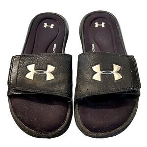 Under Armour Men’s 7 Black a Velcro Slides